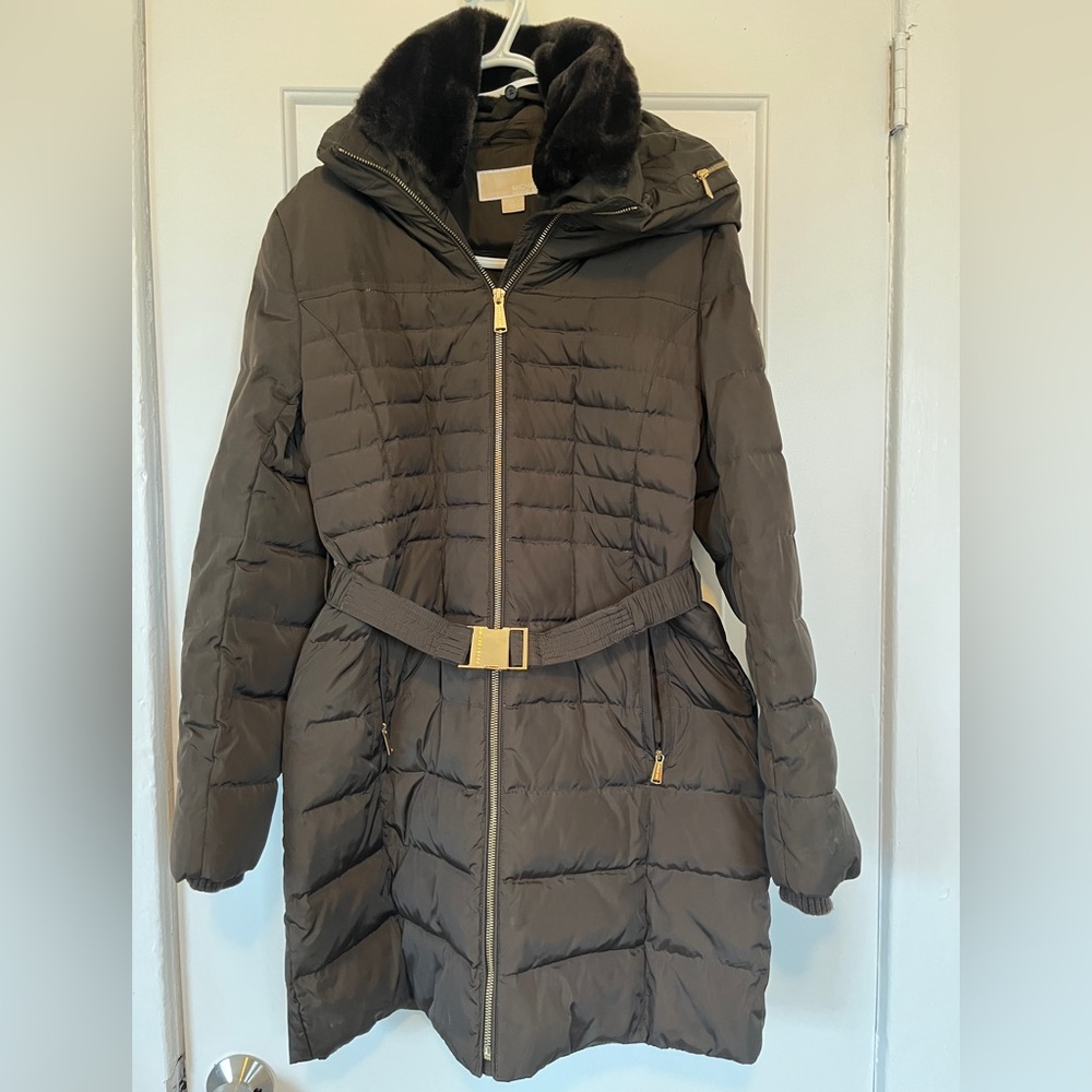 Dark Green Michael Kors Coat